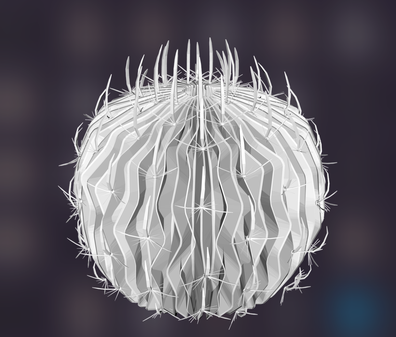 biznaga_costilluda_3d_model